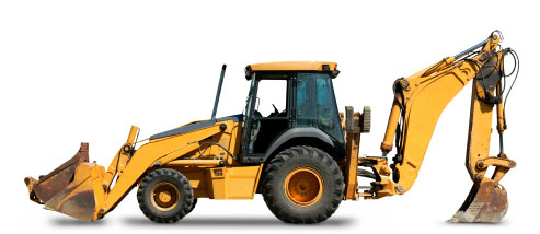 Trenching water line in Coopersville West Michigan